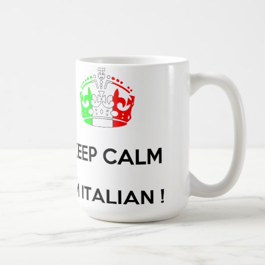 穏やか私ありますイタリアンが!!保って下さい!! コーヒーマグカップ (右)