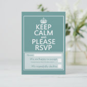 穏やか、RSVP保って下さい 出欠カード (スタンド正面)