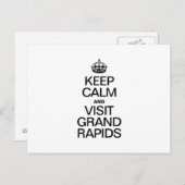 穏や保かな訪問グランドラピッド ポストカード (正面/裏面)