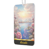 穏よくはしゃぐやかな開花付き空気清浄機 カーエアーフレッシュナー (左)