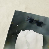 穏エレガントやかな庭の白いチューリップの束 ビーチタオル (インサイチュ)