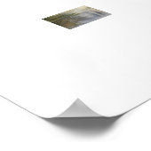 穏フランスのやかな城の水彩画 | ポスター (角)