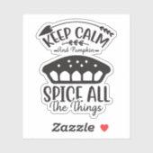 穏保やかでかぼちゃすべての事をスパイス シール (シート)