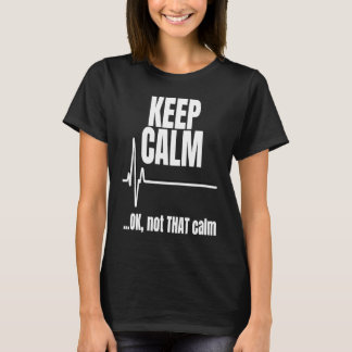 穏保やかでない穏やかなおもしろいジョークgrafi tシャツ