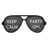 穏保やかでパーティーのパーティーはサングラスのサングラスを彩る アビエーターサングラス (正面)