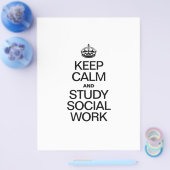 穏保やかで勉強的な社会事業 チラシ (シングル)