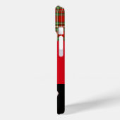 穏保やかで子猫オン、赤タータンチェック猫お茶パーティー Case-Mate iPhoneケース (裏面 / 左)