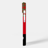 穏保やかで子猫オン、赤タータンチェック猫お茶パーティー Case-Mate iPhoneケース (裏面 / 左)