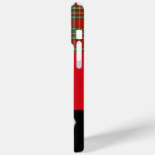 穏保やかで子猫オン、赤タータンチェック猫お茶パーティー Case-Mate iPhoneケース (裏面 / 左)