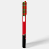 穏保やかで子猫オン、赤タータンチェック猫お茶パーティー Case-Mate iPhoneケース (裏面 / 右)