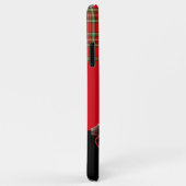 穏保やかで子猫オン、赤タータンチェック猫お茶パーティー Case-Mate iPhoneケース (裏面/右)