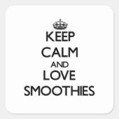 穏保やかで愛なるスムージー スクエアシール (正面)