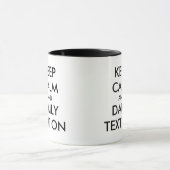 穏保やかで毎日の文字!JW マグカップ (中央)