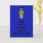 穏保やかで父の日を過ごす カード (黄色い花)