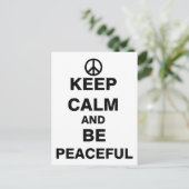 穏保やかで穏やかな ポストカード (スタンド正面)