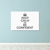 穏保やかで自信がある キャンバスプリント (インサイチュ (ウッドフロア))