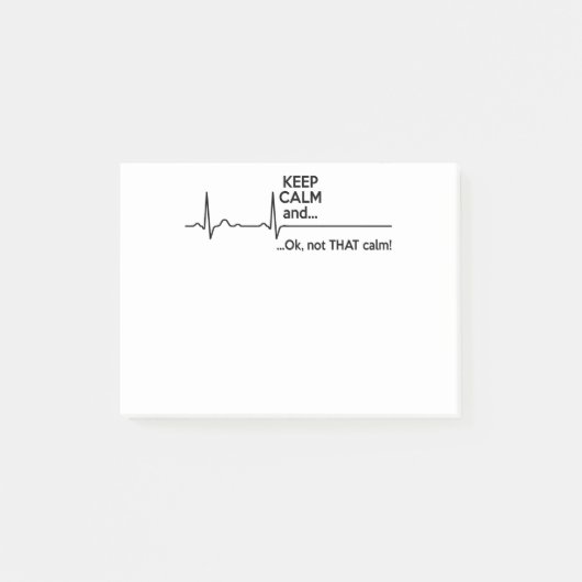 穏保やかで落ち着かない ポストイット (正面)