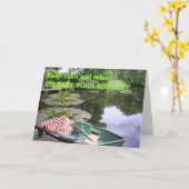 穏保やかで謙虚な カード (黄色い花)