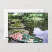 穏保やかで謙虚な ポストカード (正面/裏面)