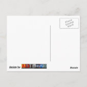 穏保やかで謙虚な ポストカード (裏面)