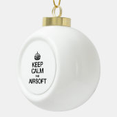 穏保やかで風通しの良い セラミックボールオーナメント (右)