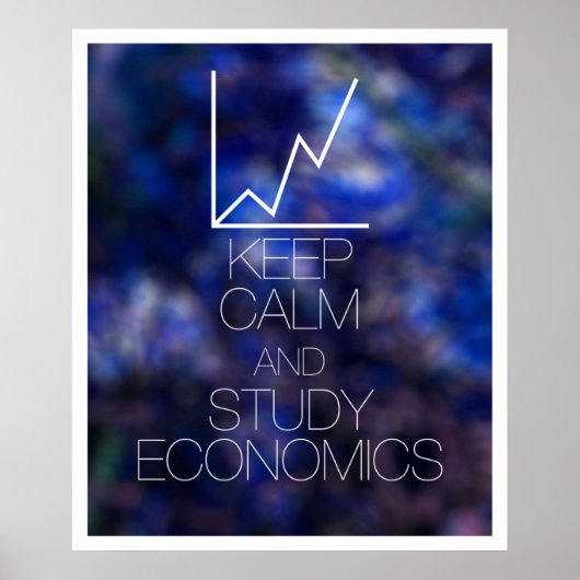 穏保やかな勉強経済 ポスター (正面)