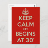 穏保やかな生活は30歳から始まる ポストカード (正面/裏面)