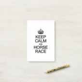 穏保やかな競馬 ポストイット (デスク上)