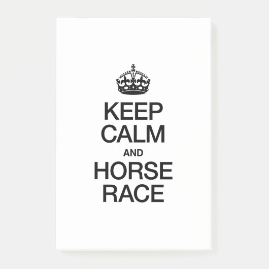 穏保やかな競馬 ポストイット (正面)
