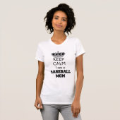 穏保やかな野球のママTシャツ Tシャツ (正面フル)