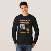 穏保やかにそれを修正するCantoはHandyman建設 Tシャツ (正面フル)