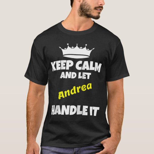 穏保やかにアンドレアに皮肉なことわざR Tシャツ (正面)