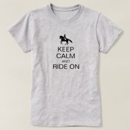 穏保やかに乗おもしろいる Tシャツ