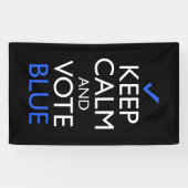 穏保やかに投票する 横断幕 (横)