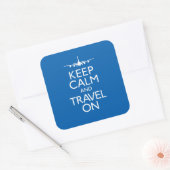 穏保やかに旅する スクエアシール (封筒)