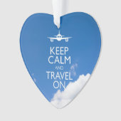 穏保やかに旅行 オーナメント (正面)