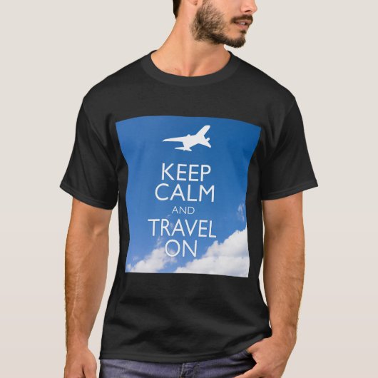 穏保やかに旅行 Tシャツ (正面)
