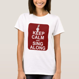 穏保やかに歌う Tシャツ