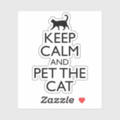 穏保やかに猫を飼う シール (シート)