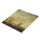 穏健派の容易な帆の下の英国の旗艦 タイル (側面)