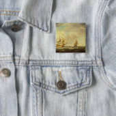 穏健派の容易な帆の下の英国の旗艦 缶バッジ (インサイチュ)