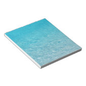 穏澄んやかな青い海のさざ波 ノートパッド (アングル)