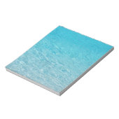 穏澄んやかな青い海のさざ波 ノートパッド (回転)