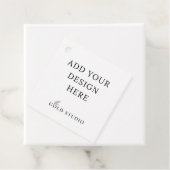 穴あきのギフトタグ テンプレート フェイバータグ (インサイチュ)