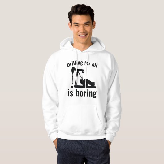 穴あけ油穴 パーカ (正面フル)