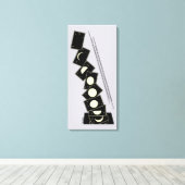 穴から落ちる時間 キャンバスプリント (インサイチュ (ウッドフロア))