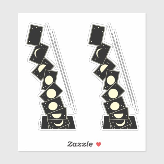 穴から落ちる時間 シール (シート)