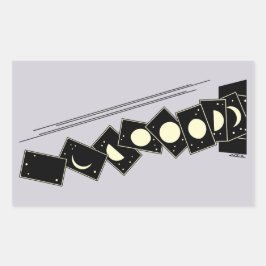 穴から落ちる時間 長方形シール