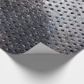 穴があいた金属板 ラッピングペーパー (角)