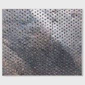 穴があいた金属板 ラッピングペーパー (フラット)